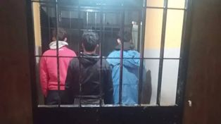Los autores del robo de la moto fueron detenidos.