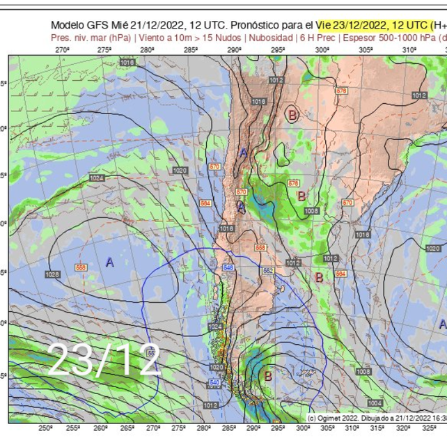 Clima y agro: vuelven las lluvias y baja la temperatura en la región central