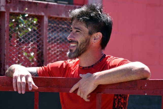 Pablo Pérez en el predio de Bella Vista.