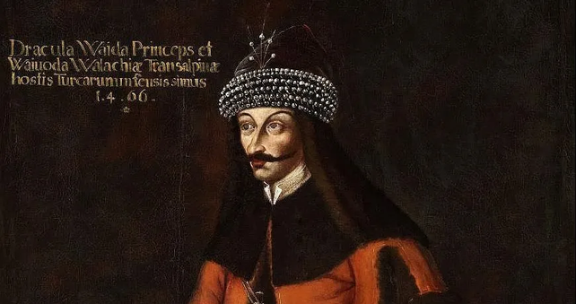 Retrato de época de Vlad Tepes, el Empalador. La investigación química de sus cartas develó que lloraba sangre.