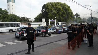 La protesta policial concluyó el miércoles con los anuncios del gobernador Pullaro