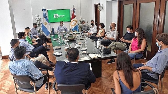 Departamento Ejecutivo Municipal: reunión del Intendente y autoridades