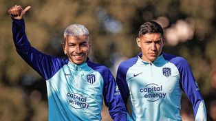 Tras el Mundial y sus vacaciones, De Paul, Molina y Correa se reincorporaron al Atlético de Madrid.