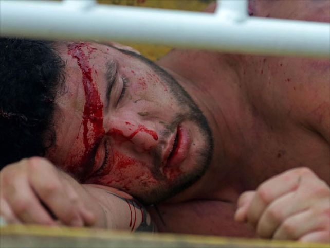 Batalla campal entre hinchas del Paranaense y el Vasco da Gama