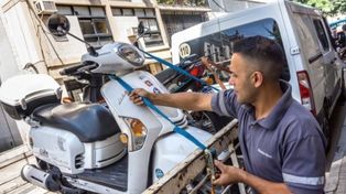 Más de 10 mil motos fueran trasladadas al corralón en el primer semestre del año.