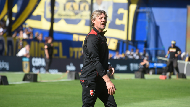 Gabriel Heinze dijo en la Bombonera que no seguirá en Newell’s y habrá que buscarle un reemplazante.