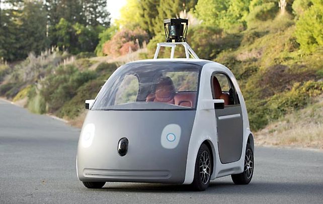 Prototipo. El auto no tiene pedales ni volante.