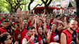 Los hinchas de Newells participaron en el maratón del club, que se realizó el mismo día de la fundación de la entidad. Los hinchas de Newells participaron en el maratón del club, que se realizó el mismo día de la fundación de la entidad.