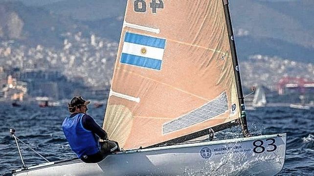 Facundo Olezza fue 14º en el Mundial de Vela en Portugal