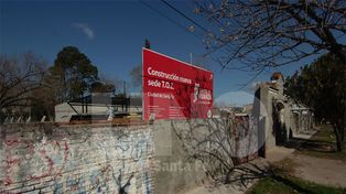 Las TOE ocupan parte de un predio destinado a la nueva sede de una escuela