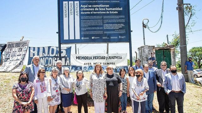 Señalizaron el Regimiento de Concordia como ex centro clandestino de detención