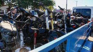 Motos retiradas de las comisarías en Rosario