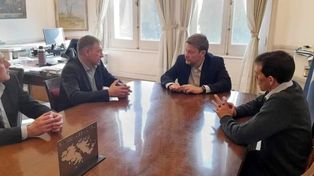 Compagnucci gestionó junto a otras autoridades municipales ante el secretario de Políticas Universitarias del Ministerio de Educación de la Nación, Oscar Alpa.