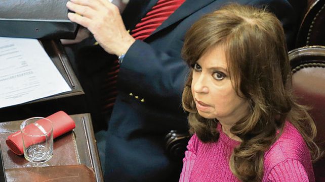 Cristina fue ayer al Senado