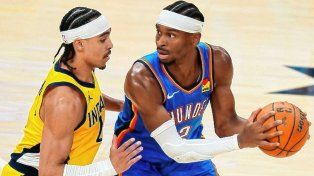 Oklahoma City imparable: remontó en Indiana y empató la serie ante los Pacers