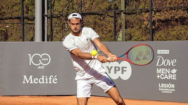 Juan Ficovich avanzó a cuartos de final del Challenger de tenis de Buenos Aires.