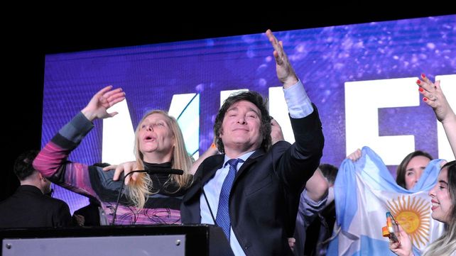El candidato libertario se impuso con comodidad en el Balotaje 2023 para presidente.&nbsp;