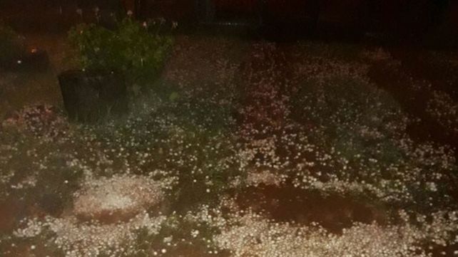 Una intensa tormenta con granizo azotó a Misiones