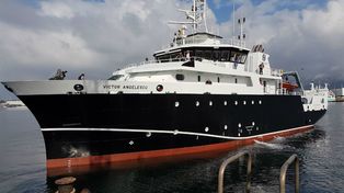 El Angelescu, la mejor nave argentina para la búsqueda