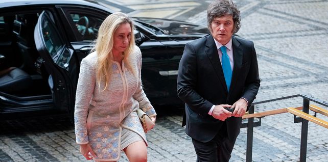 El presidente Javier Milei y la secretaria de la Presidencia