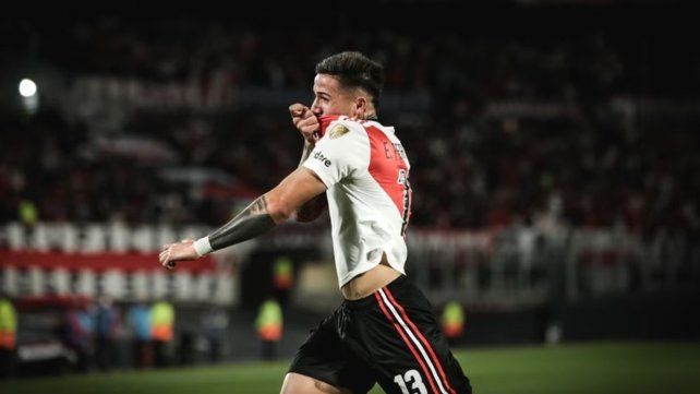 Enzo Fernandez fue una de las figuras del Millonario campeón de la Liga 2021.
