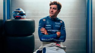 Franco Colapinto, cuando corría en Williams. Ahora se irá a Alpine.