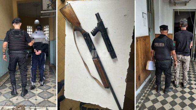 Padre e hijo fueron detenidos en barrio Santa Rosa de Lima por tentativa de femicidio