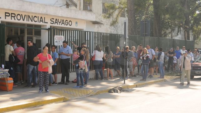 Reclamo por demoras. Para muchos de los que esta mañana se presentaron en el Sayago