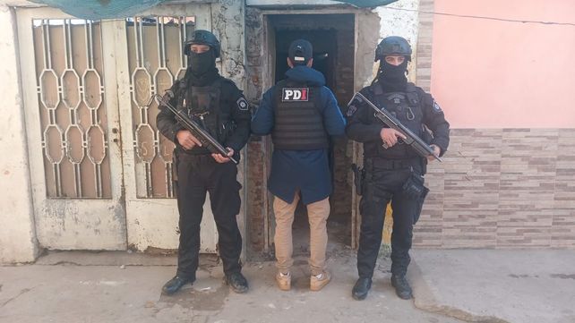 Uriel Andriotti fue detenido este miércoles en una vivienda de Necochea al 3900