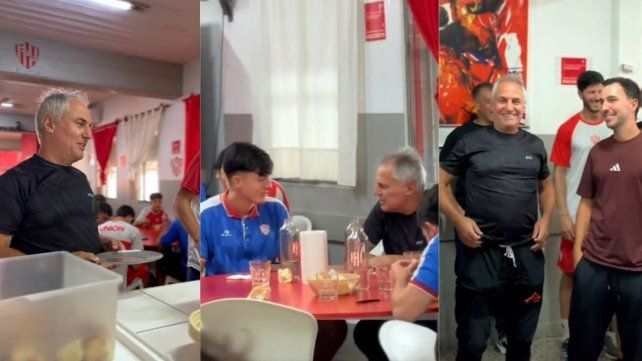 Madelón compartió un almuerzo con los juveniles de Unión y generó motivación