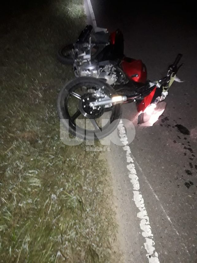 Triple choque de motos con un muerto y dos heridos en Campo del Medio