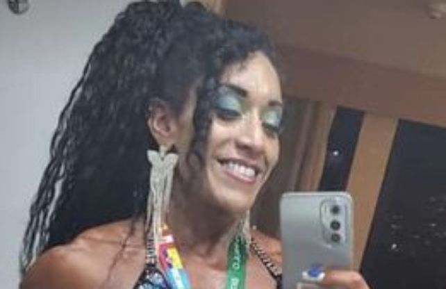 Última selfie en la que Johana se retrató feliz en el escenario.