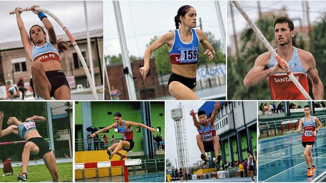 Santa Fe fue 2º en el medallero del Nacional de atletismo