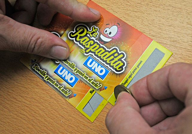 Éxito total de La Raspadita, el nuevo juego del UNO