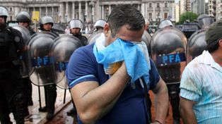 Incidentes en las puertas del Congreso entre dos grupos de ex soldados de Malvinas