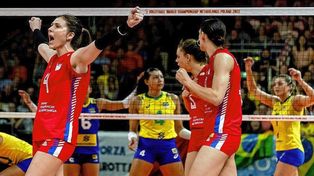 La Selección femenina de vóley de Serbia venció en la final a Brasil y se consagró campeona del mundo.