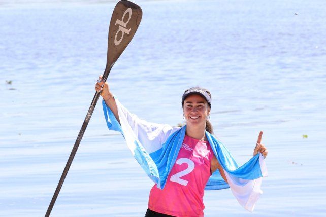 Noticias desde el Stand Up Paddle: el oro para Juliette Duhaime.