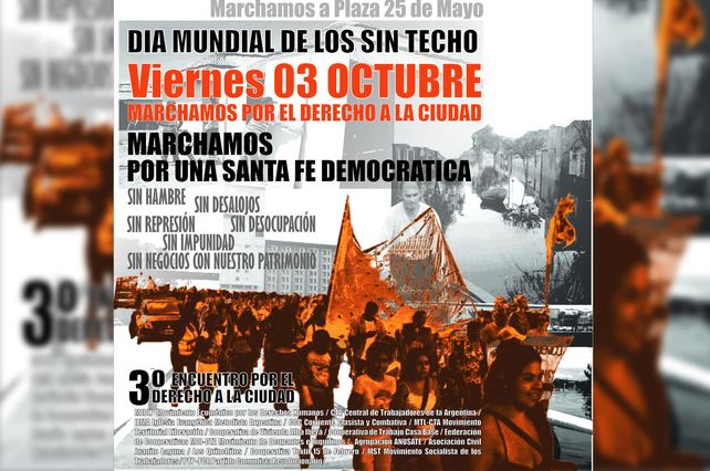 Santa Fe marcha por el Derecho a la Ciudad