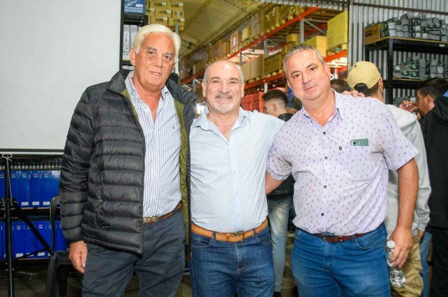 Martin Yácono, Daniel Di Paola y Raúl Pomar