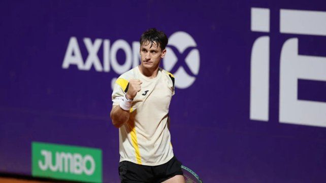 Camilo Ugo Carabelli mantiene su gran nivel y está en cuartos de final del Argentina Open