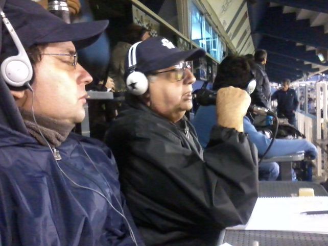 Ernesto Del Pozzo también se dio el gusto de transmitir fútbol profesional