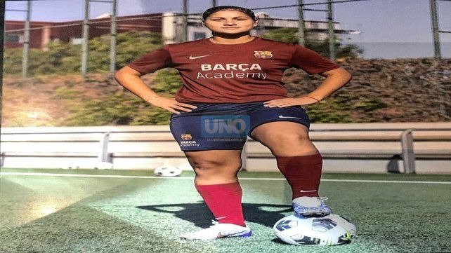 La paranaense que fue a probarse al Barcelona y seguir el camino de Messi