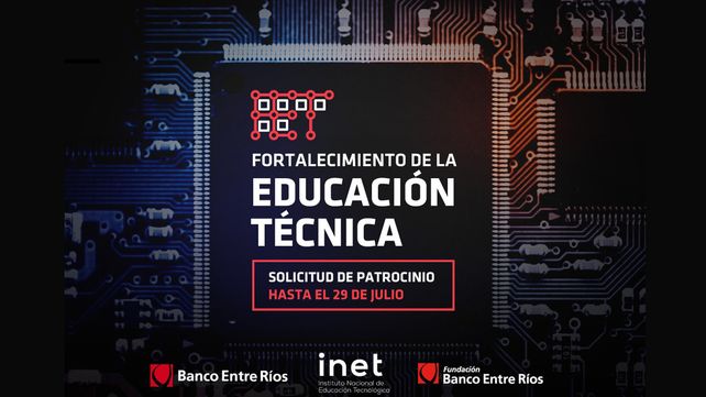Banco Entre Ríos patrocinará proyectos vinculados a educación técnica