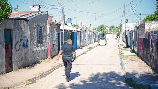 Zona noroeste. La balacera fatal se desencadenó ayer a la madrugada en el cruce de los pasajes 1373 y 1381.