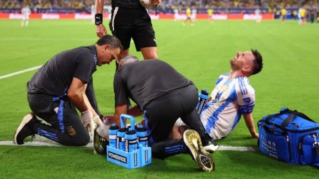 Se conoció la lesión que sufrió Lionel Messi en la final de la Copa América
