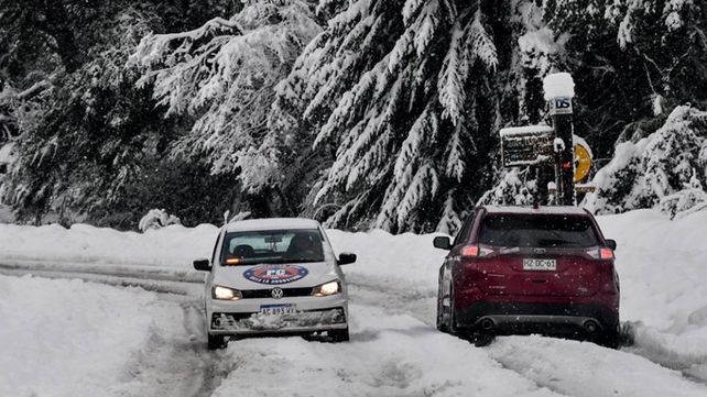 Intensas nevadas en los principales destinos turísticos de la Patagonia