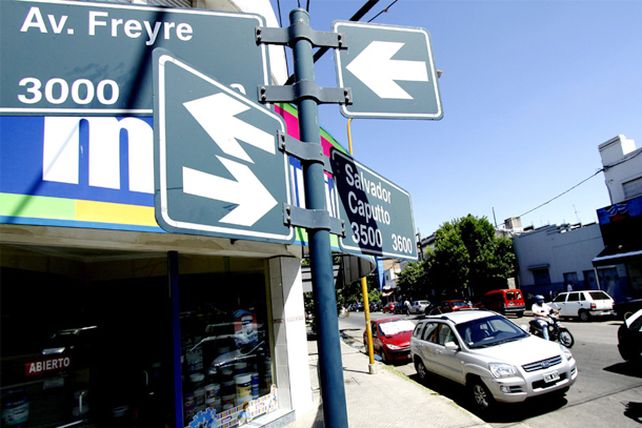 Calle Salvador Caputto ya tiene sentido único