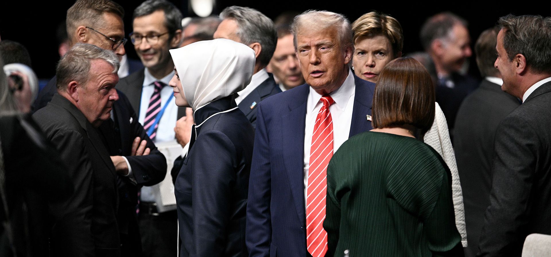 El presidente de Estados Unidos, Donald Trump, llega para asistir a una sesión plenaria de la cumbre de Jefes de Estado y de Gobierno de la OTAN en La Haya, Países Bajos, el miércoles 25 de junio de 2025. (Brendan Smialowski/Pool Photo vía AP) El presidente de Estados Unidos, Donald Trump, llega para asistir a una sesión plenaria de la cumbre de Jefes de Estado y de Gobierno de la OTAN en La Haya, Países Bajos, el miércoles 25 de junio de 2025. (Brendan Smialowski/Pool Photo vía AP)