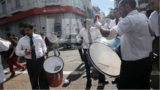 Los bancos de todo el país pararon dos horas este jueves