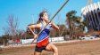 Jazmín Merke es la nueva campeona Nacional en salto con garrocha. También fue bronce en alto.